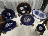 Colecție de platouri decorative din porțelan