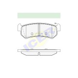 Set placute frana Icer 181727, parte montare : Punte Spate