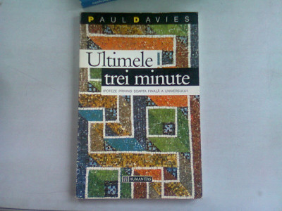 ULTIMELE TREI MINUTE , PAUL DAVIES foto