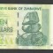 ZIMBABWE 10 DOLARI DOLLARS 2007 [2] P-67 , XF
