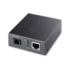 MEDIA CONVERTOR TP-LINK 1 x Gigabit RJ45 WDM Half-Duplex/Full-Duplex, SC single-mode fiber, 1&Atilde;&mdash; Gigabit SC Fiber Port, pana la 2km, montabil in sasiu