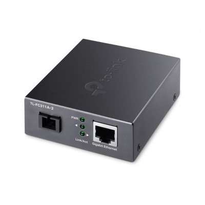 MEDIA CONVERTOR TP-LINK 1 x Gigabit RJ45 WDM Half-Duplex/Full-Duplex, SC single-mode fiber, 1&amp;Atilde;&amp;mdash; Gigabit SC Fiber Port, pana la 2km, montabil in sasiu foto
