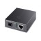 MEDIA CONVERTOR TP-LINK 1 x Gigabit RJ45 WDM Half-Duplex/Full-Duplex, SC single-mode fiber, 1&Atilde;&mdash; Gigabit SC Fiber Port, pana la 2km, montabil in sasiu