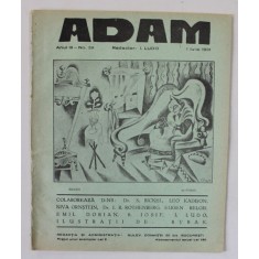 ADAM , REVISTA , redactor I. LUDO , NR. 39 , 1931