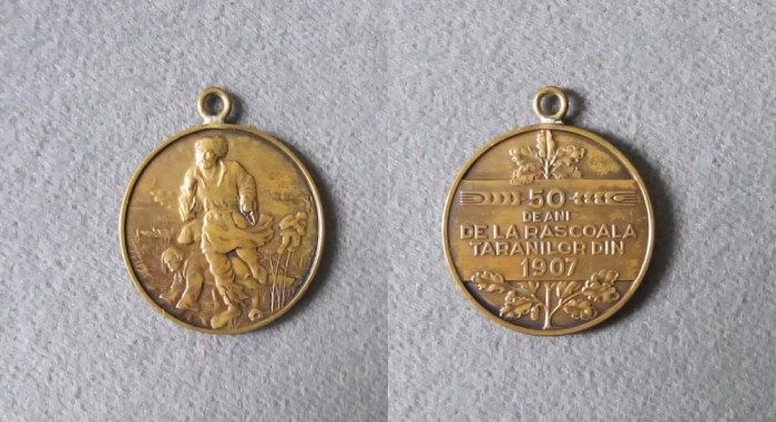 Medalia 50 ani de la rascoala din 1907