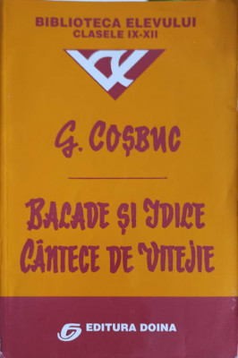 BALADE SI IDILE.CANTECE DE VITEJIE-GEORGE COSBUC foto