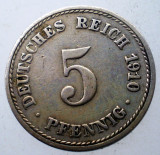 7.150 GERMANIA 5 PFENNIG 1910 A