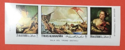 RAS AL KHAIMA 1970 TIEPOLO - SERIE COMPLETA MNH IMPERF foto