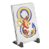 Cumpara ieftin Placheta ( placa ) cu Dragon si Sobolan &amp;#8211; Mangusta in forma de cifra 8 (opt)