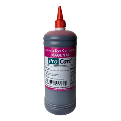 Cerneala Dye compatibila Epson L673, flacon 1000 ml, Magenta foto