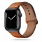 Curea Tech-Protect Leatherfit pentru Apple Watch 4/5/6/7/8/9/Se/Ultra 1/2 (42/44/45/49 mm) Maro