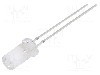 Dioda LED, 5mm, galbena, 750...1120mcd, 20mA, 1,8...2,6V, OPTOSUPPLY - OSY5PA5T51A