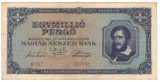 SV * Ungaria 1000000 PENGHEI / EGYMILLIO PENGO 1945 * +/- XF