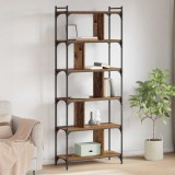 vidaXL Bibliotecă Lemn vechi 76 x 32 x 192 cm Lemn compozit 882169