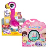 Cumpara ieftin Pachet - Jucarie interactiva Flamingo Little Live Pets - Gotta go + Jucarie Digitala Interactiva, Punirunes, Squishy Bff, Spin Master