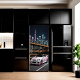 Folie imprimata color pentru decor Frigider, dimensiune 200 x 90cm, model: AVX-FR06, AVEX