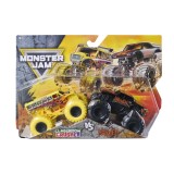 Set 2 masinute metalice Monster Jam Classroom Crusher si Mayhem 1:64