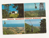 FA4 -Carte Postala- ITALIA - Funivia, Sanremo - Monte Bignone, circulata, Fotografie