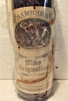 C 12 - VIN GRIGNOLINO, BARBERO , GATTINARA, recoltare 1967 cl 72 gr 12 foto