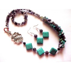 set ametist si turcoaz 40893