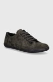 Camper adidași din nubuc Peu Cami culoarea gri, 20848-247