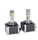 2 x Led D1S Xenon 12-24V 8600lm Canbus Lumini Lampa Faruri Becuri Auto Camoin Moto 6500K
