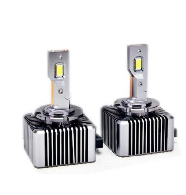 2 x Led D1S Xenon 12-24V 8600lm Canbus Lumini Lampa Faruri Becuri Auto Camoin Moto 6500K foto