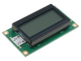 Afişaj LCD alfanumeric 8x2 FSTN Positive