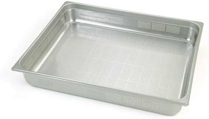 Cuva inox perforata GN 2/1, adancime 150 mm