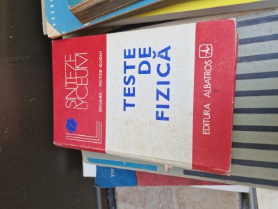Teste de fizică 1 vintage foto