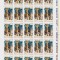 ✅ RO 1971 LP 775 &quot;450 ani de la moarte Neagoe Basarab &quot;,coala intrega de 25, MNH