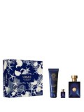 Cumpara ieftin Set cadou Versace Dylan Blue (Apa de toaleta, 100 ml + Apa de toaleta, 5 ml + Gel de dus, 150 ml), pentru barbati