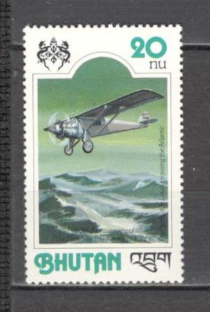 Bhutan.1978 50 ani zborul aviatic peste Atlantic-Avion LD.32