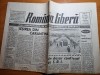 Ziarul romania libera 3 iunie 1992-art procesul lui miron cosma