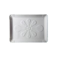 Tavite Albe T4 din Carton Duplex 300 g/m?, 17.2x11.2 cm, 100 Buc/Bax - Platouri Mancare foto
