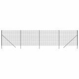 Cumpara ieftin Gard plasa de sarma, antracit, 1,4x10 m, otel galvanizat