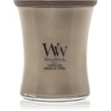 Woodwick Precious Metals Cypress Ore lum&acirc;nare parfumată 275 g