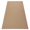 Covor sisal Floorlux 20580 simplu, culoare, solidă - natural / cafea, 120x170 cm