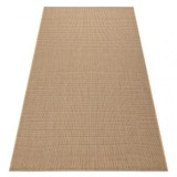 Covor sisal Floorlux 20580 simplu, culoare, solidă - natural / cafea, 140x200 cm