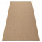 Covor sisal Floorlux 20580 simplu, culoare, solidă - natural / cafea, 200x290 cm