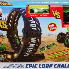 Hot Wheels Monster Trucks Set De Joaca Provocare Pe Pista 4-8 Ani 33529458