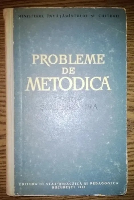 Probleme de metodica - Limba si literatura