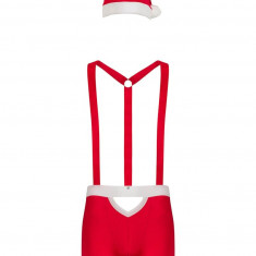 Costum Craciun Sexy Mr Claus, Rosu, S/M