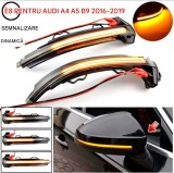 Semnalizari dinamice oglinda AUDI A4 B9 2016-2019, S4, A5 2017-2019, S5, RS4, RS5 2018-2019
