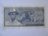 Rară! Rwanda 50 Francs/Amafranga 1969 UNC