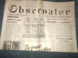 ZIARUL OBSERVATOR 9 FEBRUARIE 1990