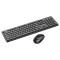 Kit Tastatura si Mouse Wireless HOCO GM17, Design Ergonomic, Negru