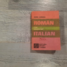 Mic dictionar roman-italian de George Lazarescu