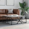 VidaXL Măsuță de cafea gri sonoma 100x100x40 cm lemn prelucrat