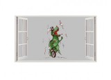 Cumpara ieftin Sticker decorativ cu Dinozauri, 85 cm, 4231ST